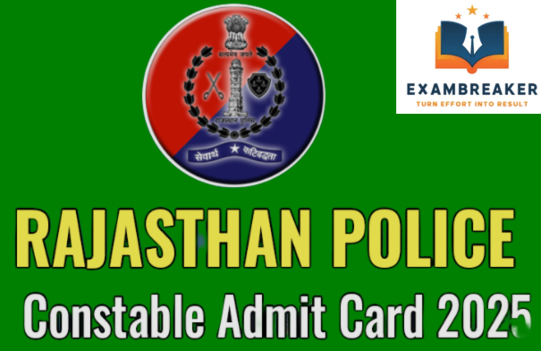Rajasthan Police Admit Card 2025